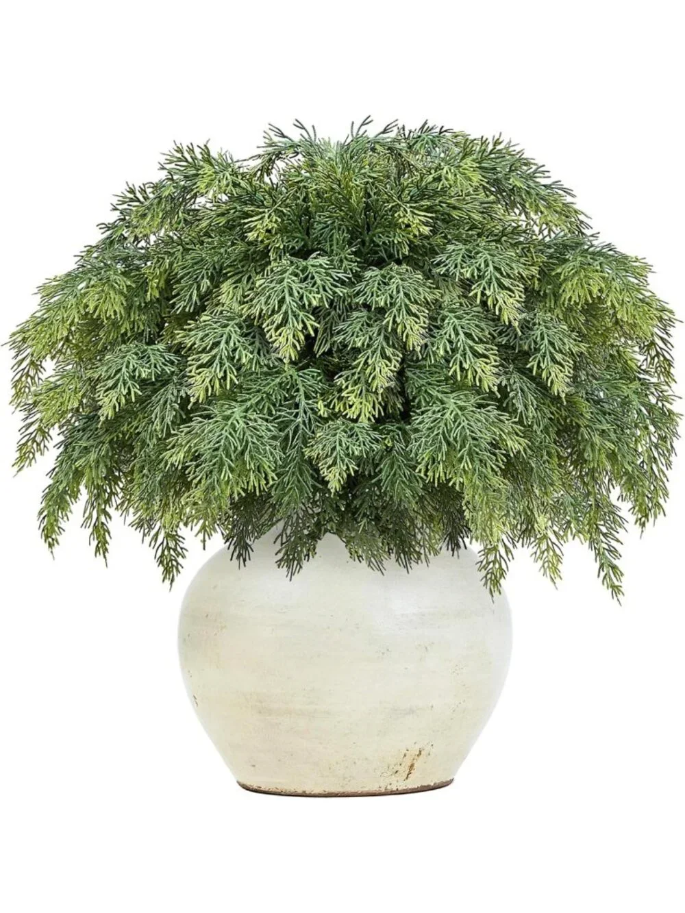 20-Inch Real Touch Cedar Stems - 12 Pcs Faux Greenery for Home Decor